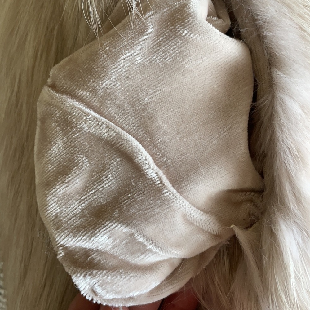 Blonde vintage fox fur coat - Picture 10 of 17